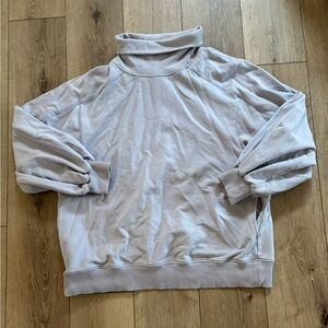 Gentle Herd balloon sleeve mock neck